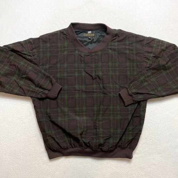 Vintage Sun Mountain Sports Jacket Men's L Track Long Sleeve Golf Pullover - Picture 1 of 12